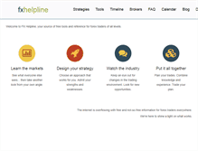 Tablet Screenshot of fxhelpline.com